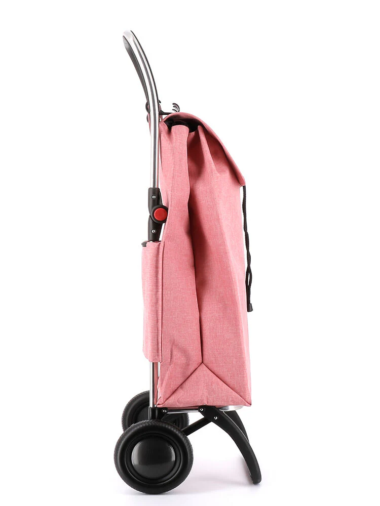 I-Max Tweed 2L ostoskärry vaaleanpunainen - Image 4