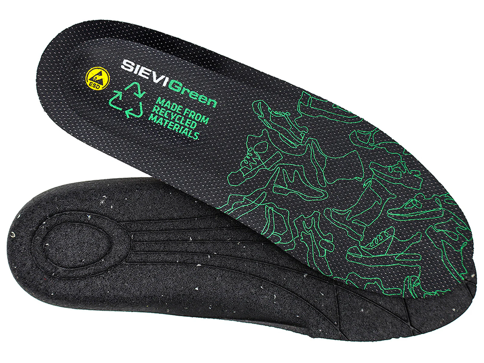Sievi Green Comfort XL ESD-pohjallinen - Image 3