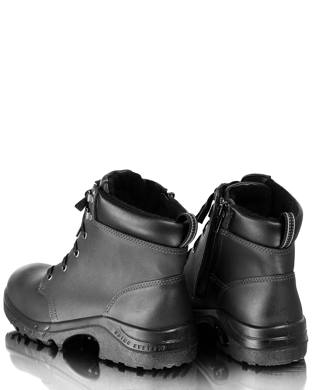 Sievi Spike Casual musta nastakenkä - Image 4