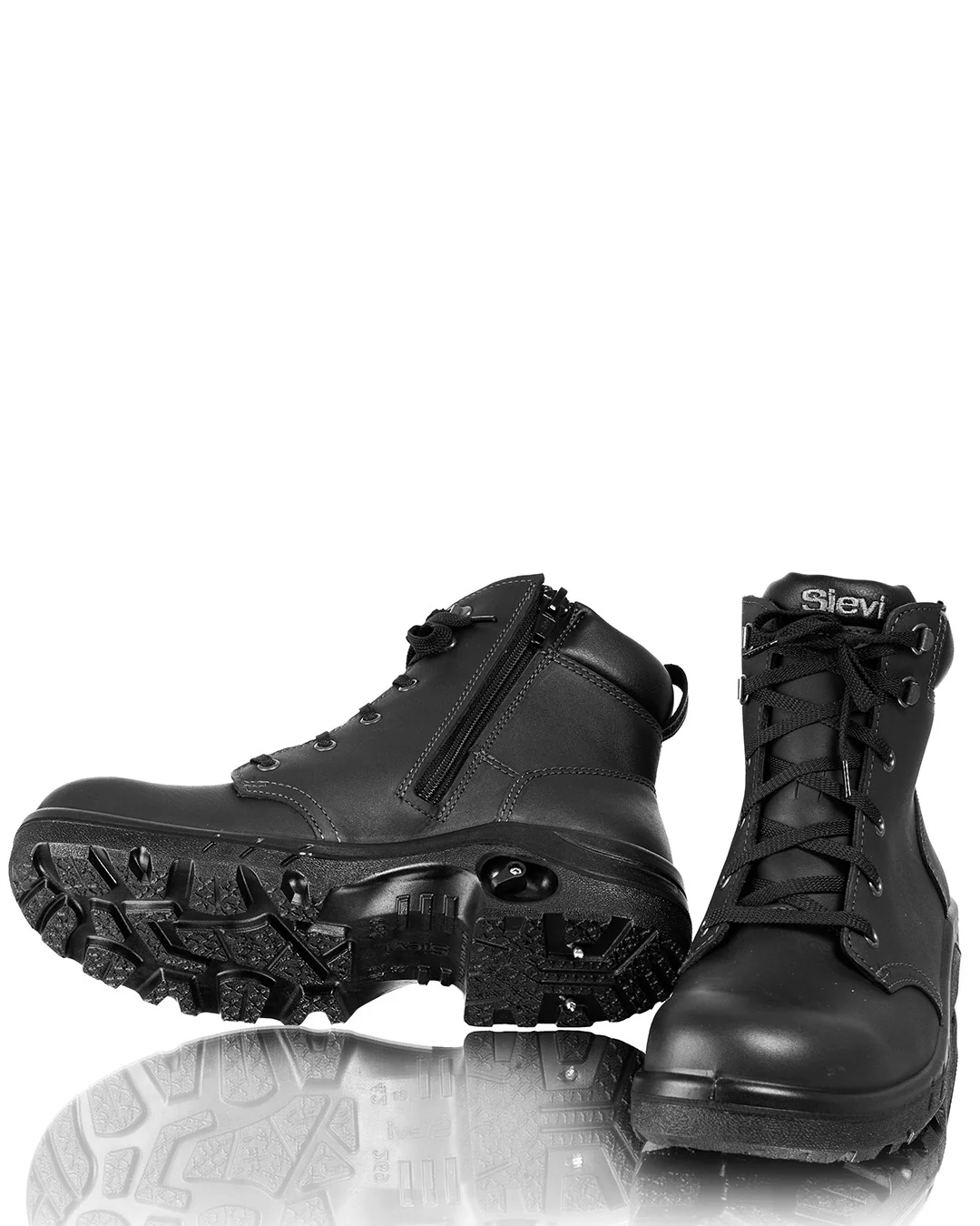 Sievi Spike Casual musta nastakenkä - Image 5