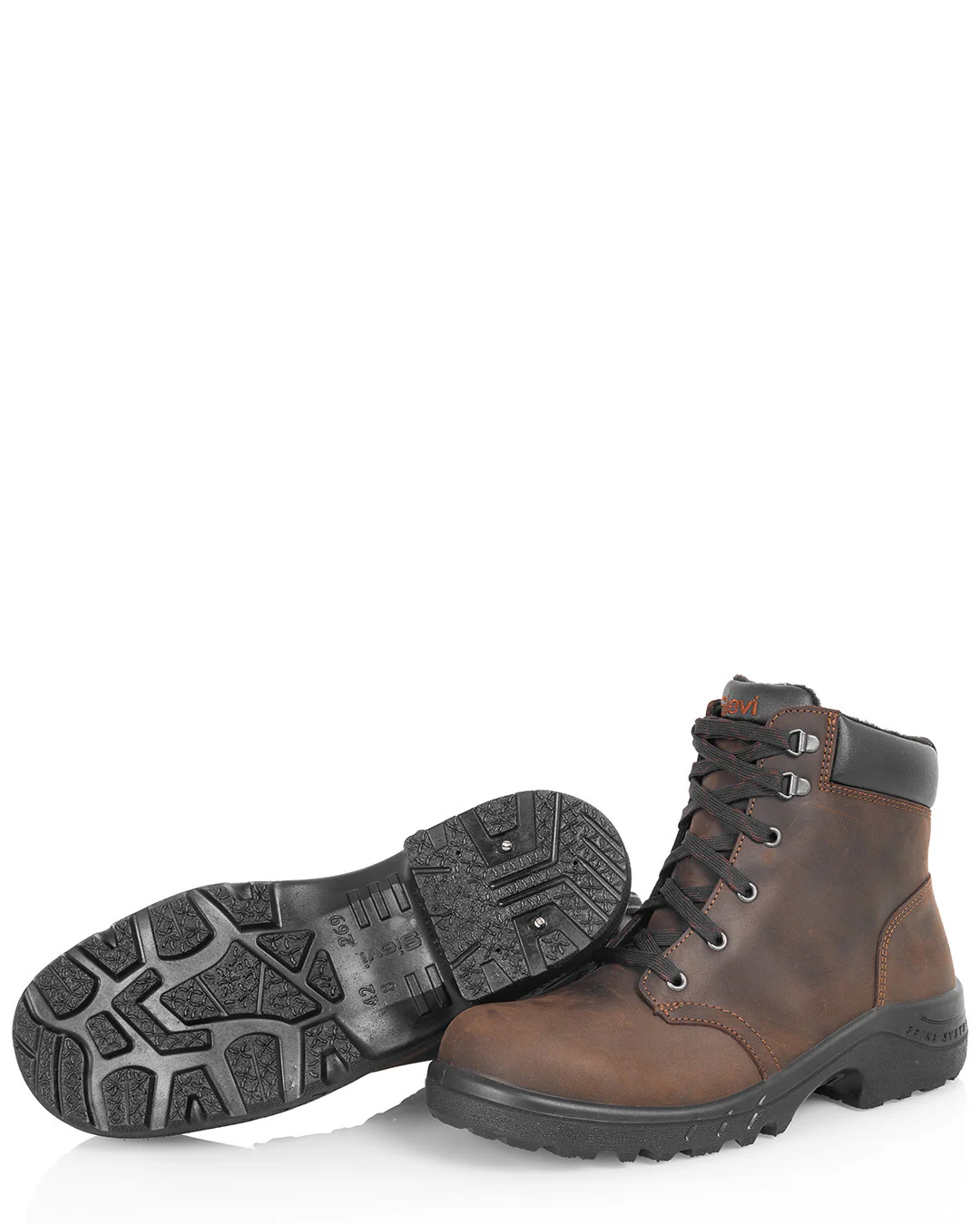 Sievi Spike Casual ruskea nastakenkä - Image 5